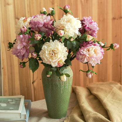 Высокая имитация ретро-картины маслом пионов