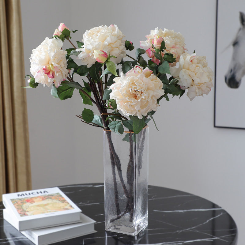 Высокая имитация ретро-картины маслом пионов