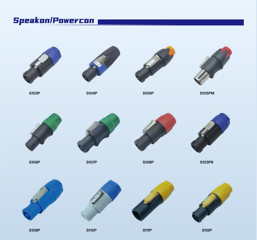 Speakon Powercon Connector