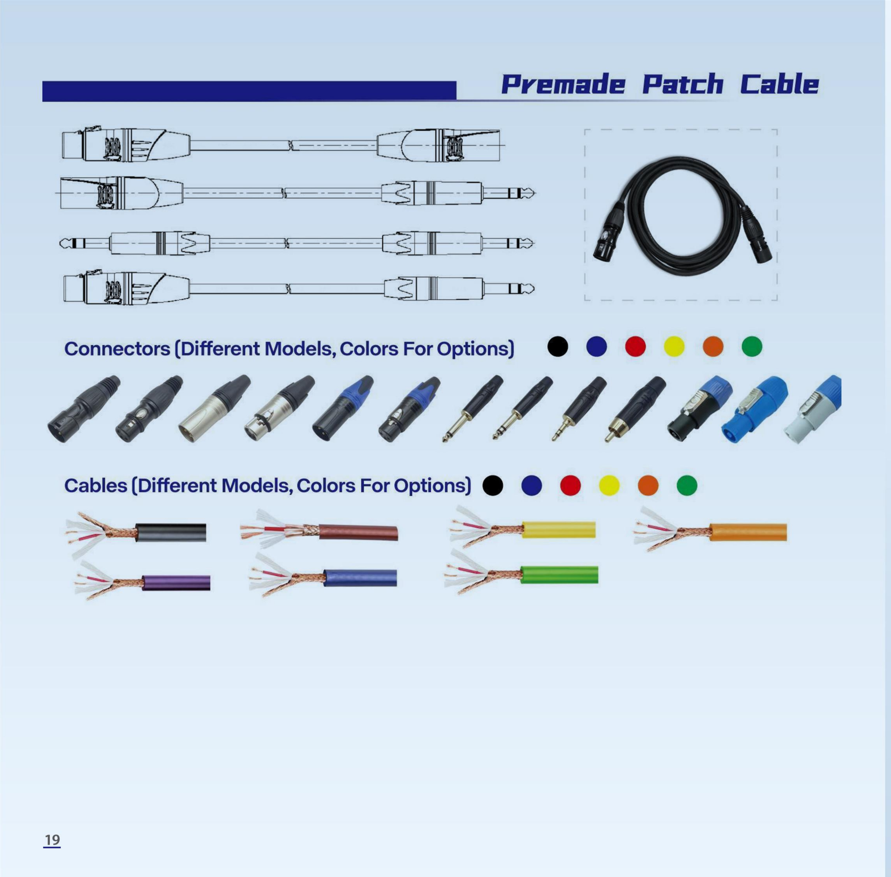 Professional Audio Patch Cable