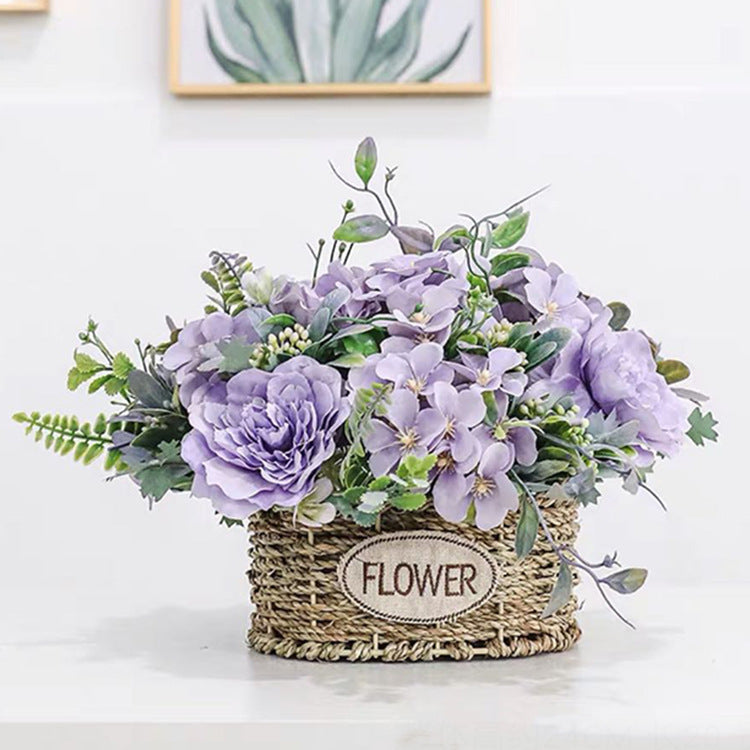 New Bouquet Of Small Flowers And Camellia Combination