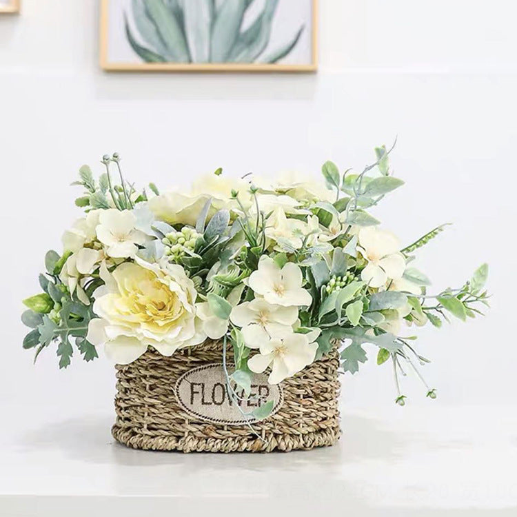 New Bouquet Of Small Flowers And Camellia Combination