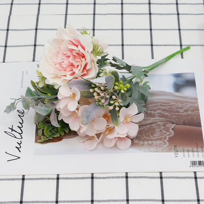 New Bouquet Of Small Flowers And Camellia Combination