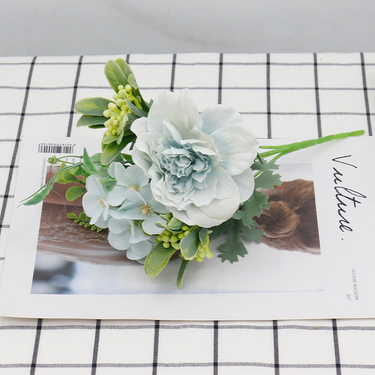 New Bouquet Of Small Flowers And Camellia Combination