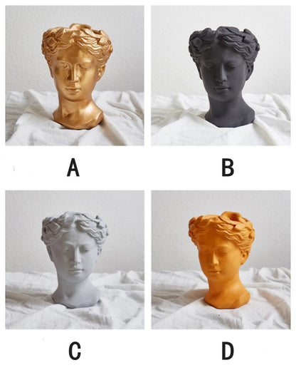 Ваза для цветов из цемента