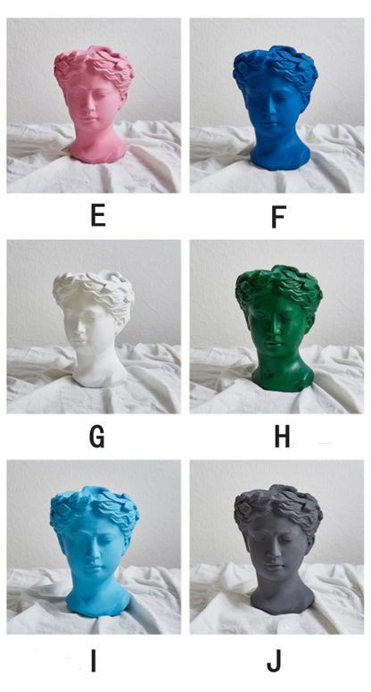 Ваза для цветов из цемента