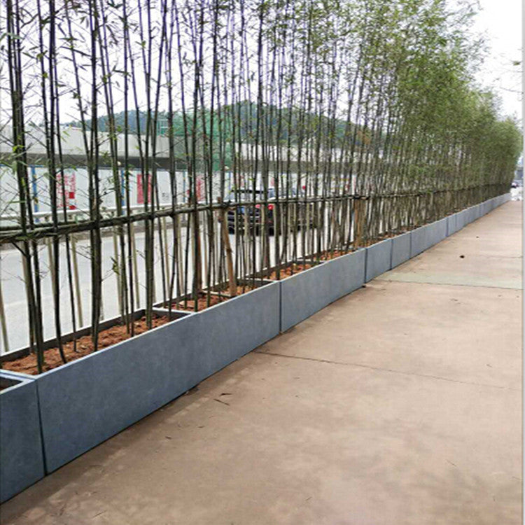 Subĉiela Verda Cementa Florpoto