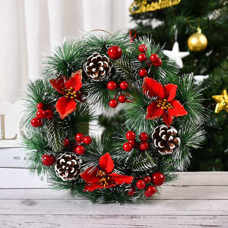 Customized Christmas Wreath Door Decoration