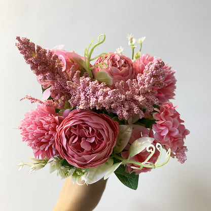 Simulated Rose Bouquet Wedding Handheld Flowers