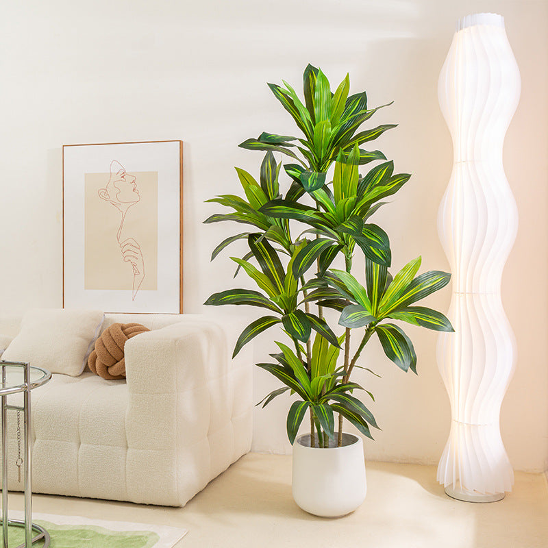 Simulated Green Plant Brazilian Wood Potted Indoor Tree Decoration