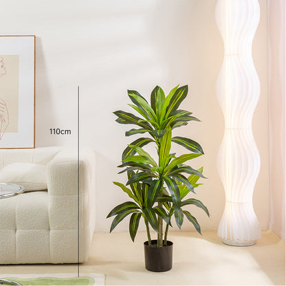 Simulated Green Plant Brazilian Wood Potted Indoor Tree Decoration