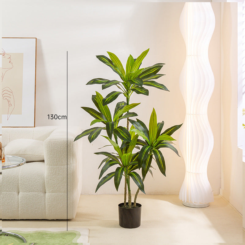 Simulated Green Plant Brazilian Wood Potted Indoor Tree Decoration