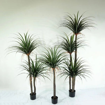 Имитация растения «Кровь дракона», дерево в горшке, украшение для помещения