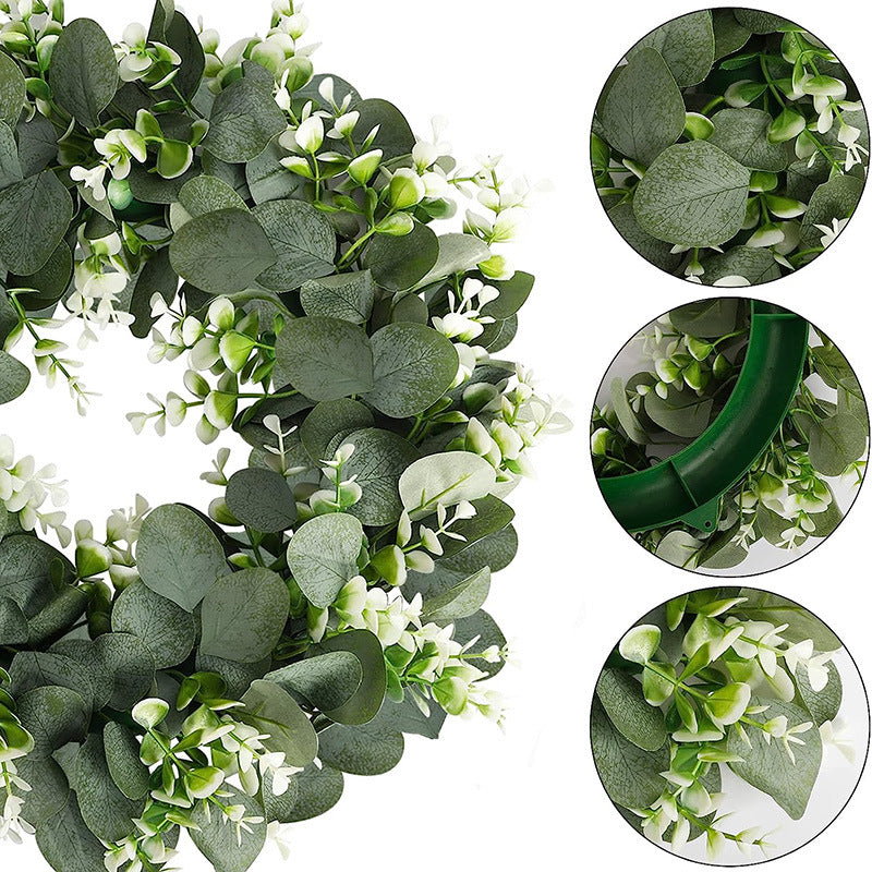 Artificial Eucalyptus Leaf Wreath