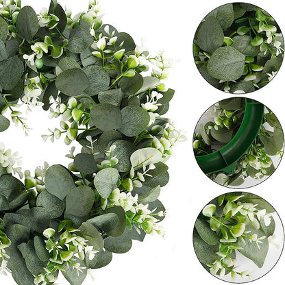 Artificial Eucalyptus Leaf Wreath