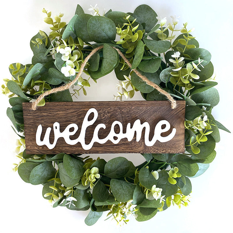 Artificial Eucalyptus Leaf Wreath