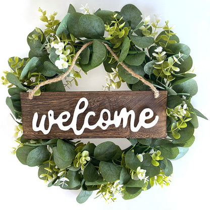 Artificial Eucalyptus Leaf Wreath
