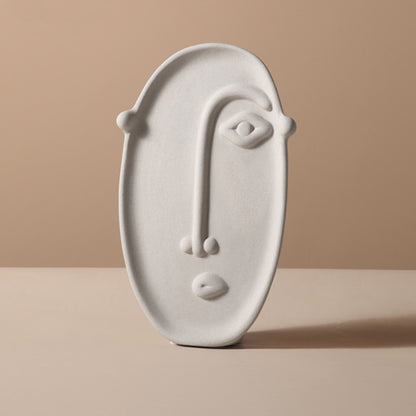 Ceramika Vizaĝo Forma Embriovazo