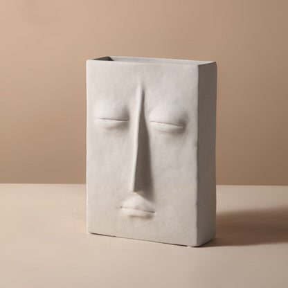 Ceramika Vizaĝo Forma Embriovazo