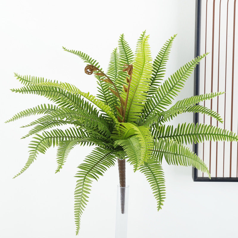 Simulated Green Plant Fern Potted Plant