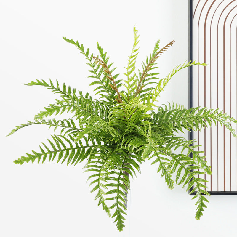 Simulated Green Plant Fern Potted Plant