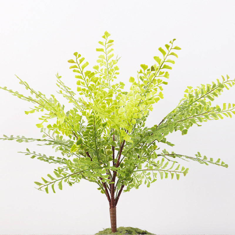 Simulated Green Plant Fern Potted Plant