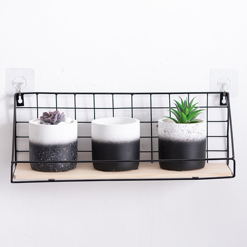 Градиентный цементный цветочный горшок