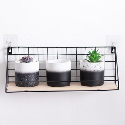 Градиентный цементный цветочный горшок