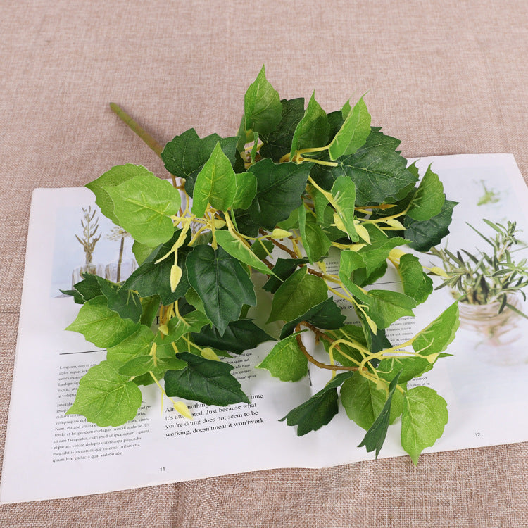 Simulated Leaf Plant Wall Decoration