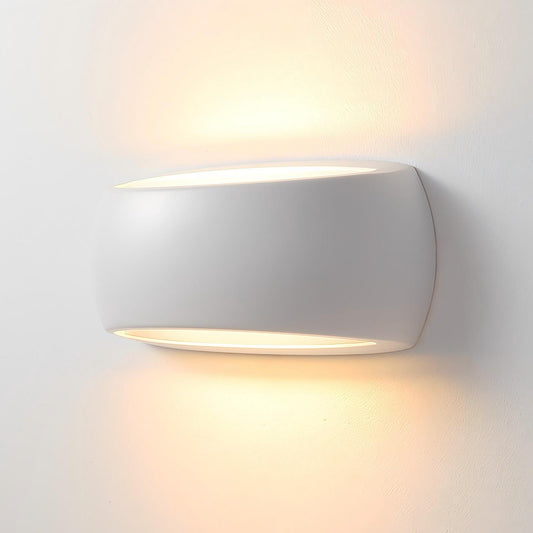 Красивый уникальный настенный светильник из гипса 