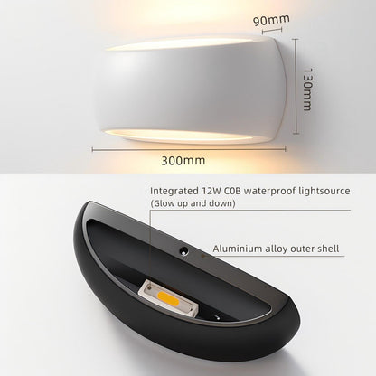 Красивый уникальный настенный светильник из гипса 