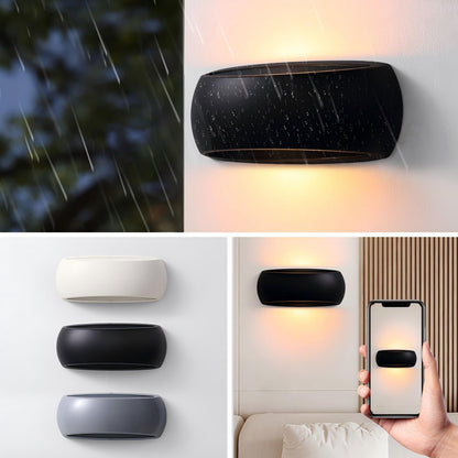 Красивый уникальный настенный светильник из гипса 