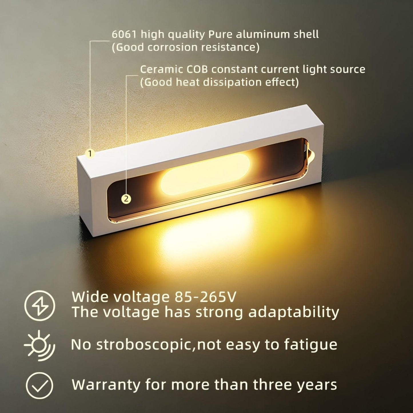 Красивый уникальный настенный светильник из гипса 