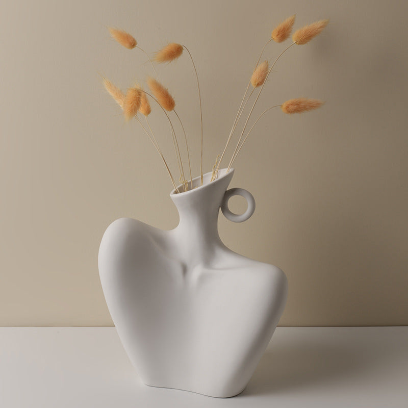 Ceramic Human Vase