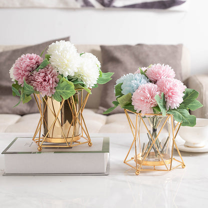 Керамическая металлическая декоративная стеклянная ваза