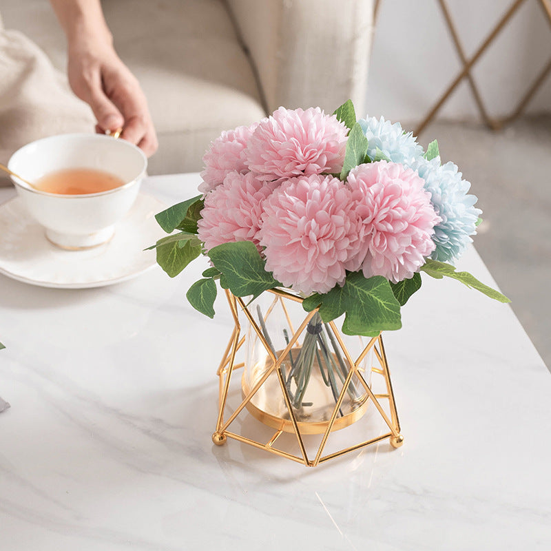 Керамическая металлическая декоративная стеклянная ваза