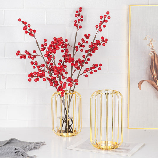 Iron Glass Vase Ornaments