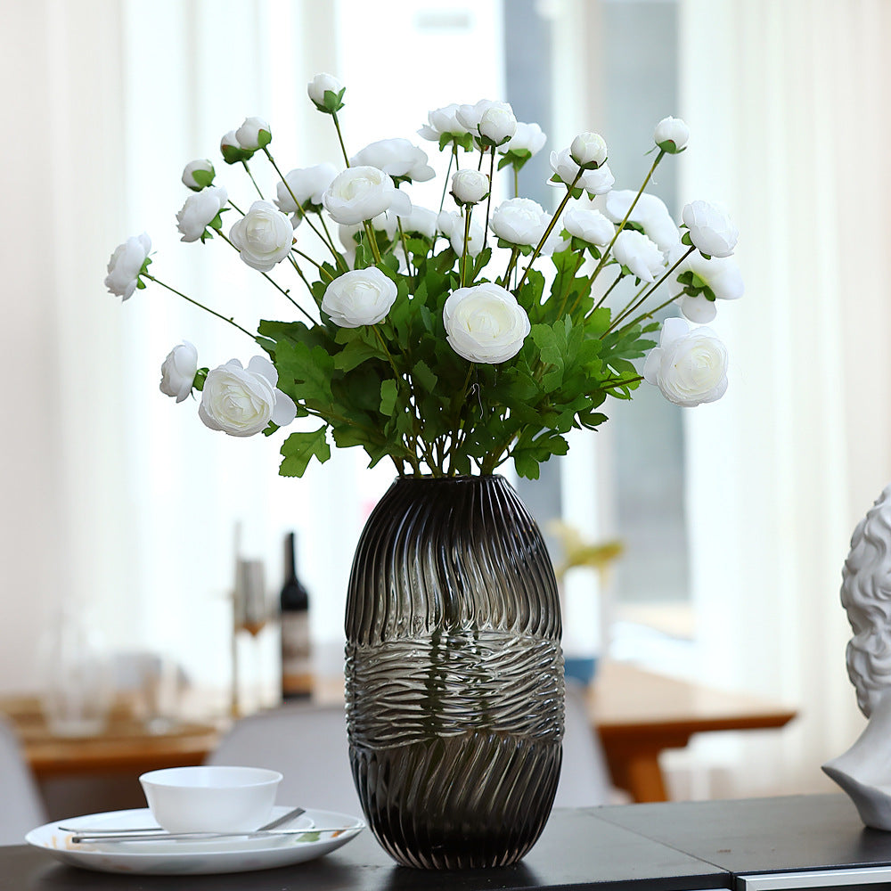 Beautiful Bloom Simulated Lulian Ornament with 4 Heads