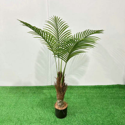 Simulita Kokosa Arbo Ornamaj Potitaj Grandaj Plantoj