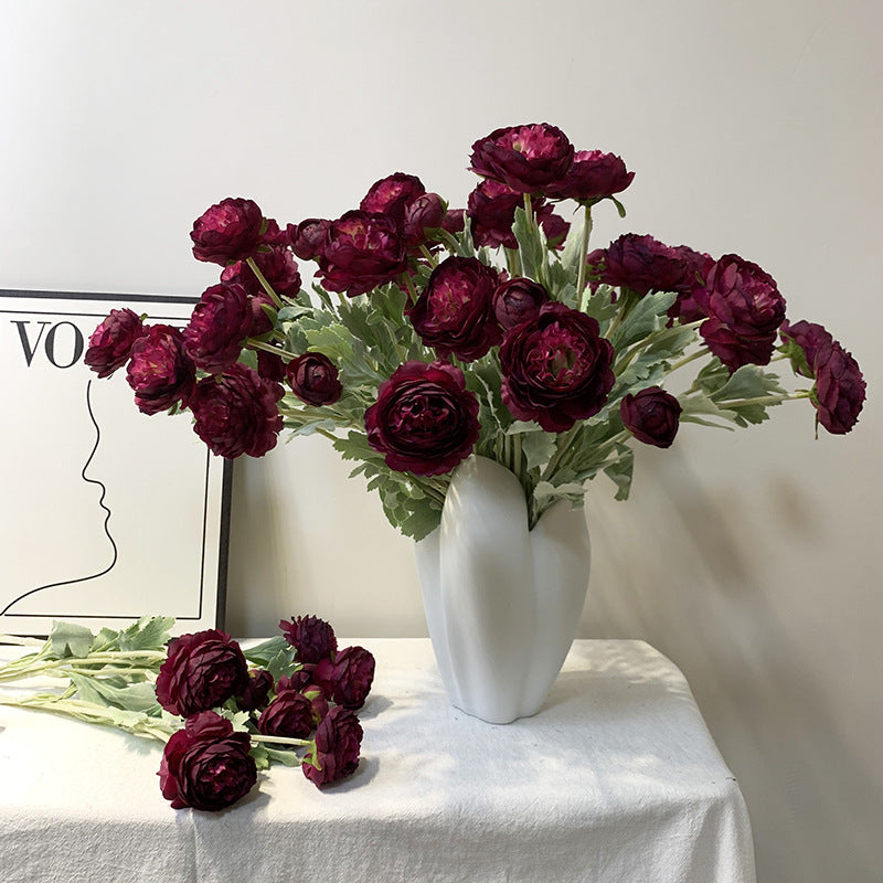 Hejma Dekoracio Peonio Artefarita Floro 51cm