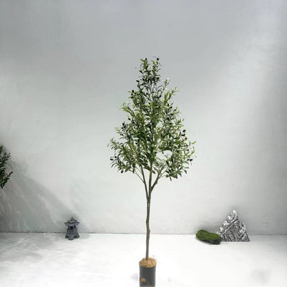 Artificial Olive Tree With Fruit Potting