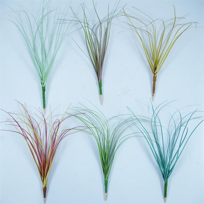 Имитация травы Огнестойкое мягкое украшение Одиночная луковая трава