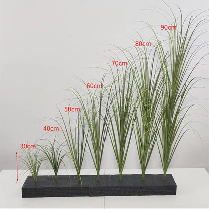 Имитация травы Огнестойкое мягкое украшение Одиночная луковая трава