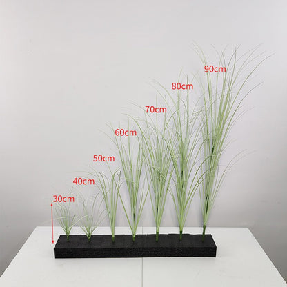 Имитация травы Огнестойкое мягкое украшение Одиночная луковая трава