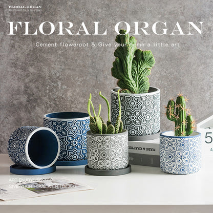 Delikata Modelita Cementa Vazo