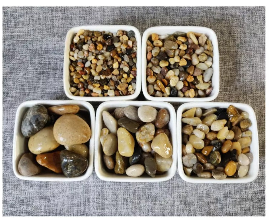 Fish Friendly Mixed Color River Stone