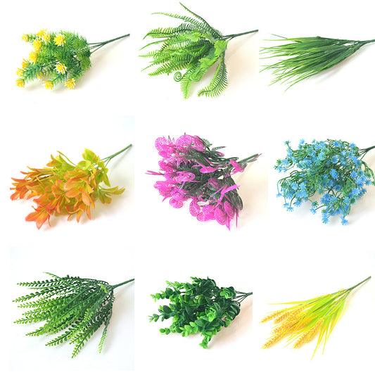 Multiple Outdoor Simulation Plant Walls