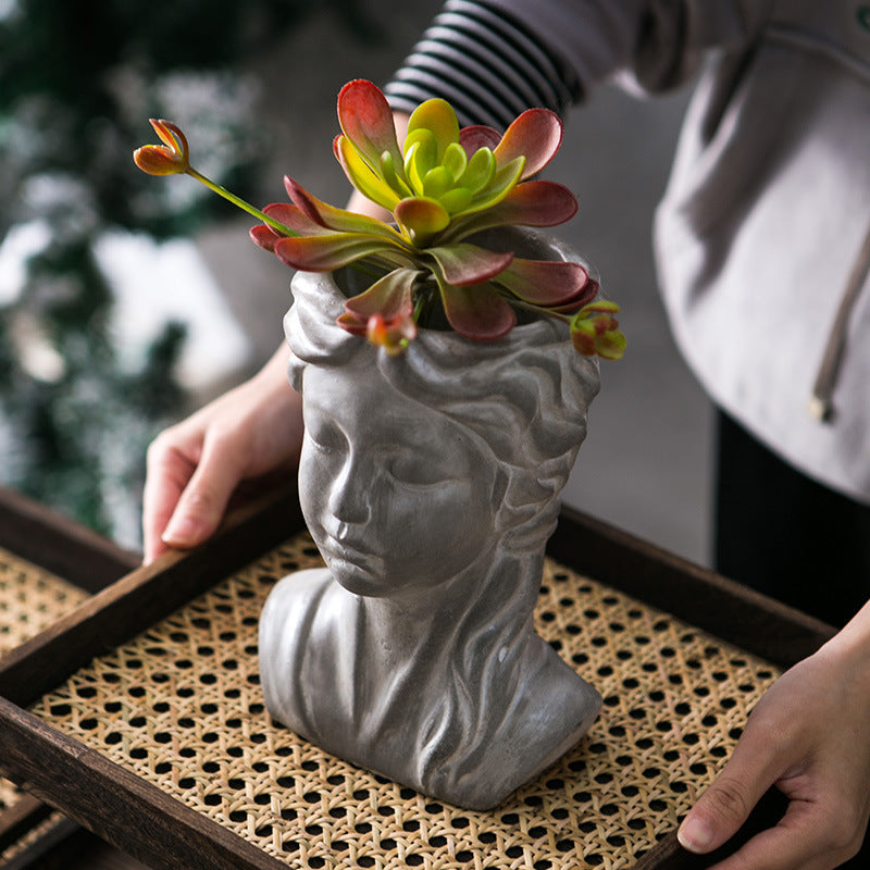 Knabino Forma Planto Cementa Florpoto