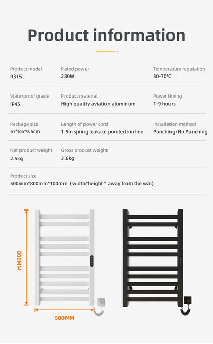 R315 Smart Electric Towel Rack