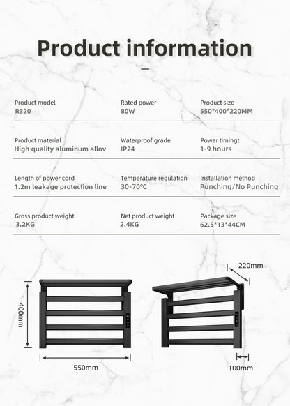 R320 Smart Electric Towel Rack